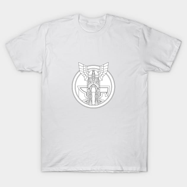 RPG Fantasy Dwarf Warrior Priest Anvil Illustration White T-Shirt by RetroGeek